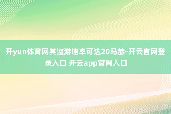 开yun体育网其遨游速率可达20马赫-开云官网登录入口 开云app官网入口
